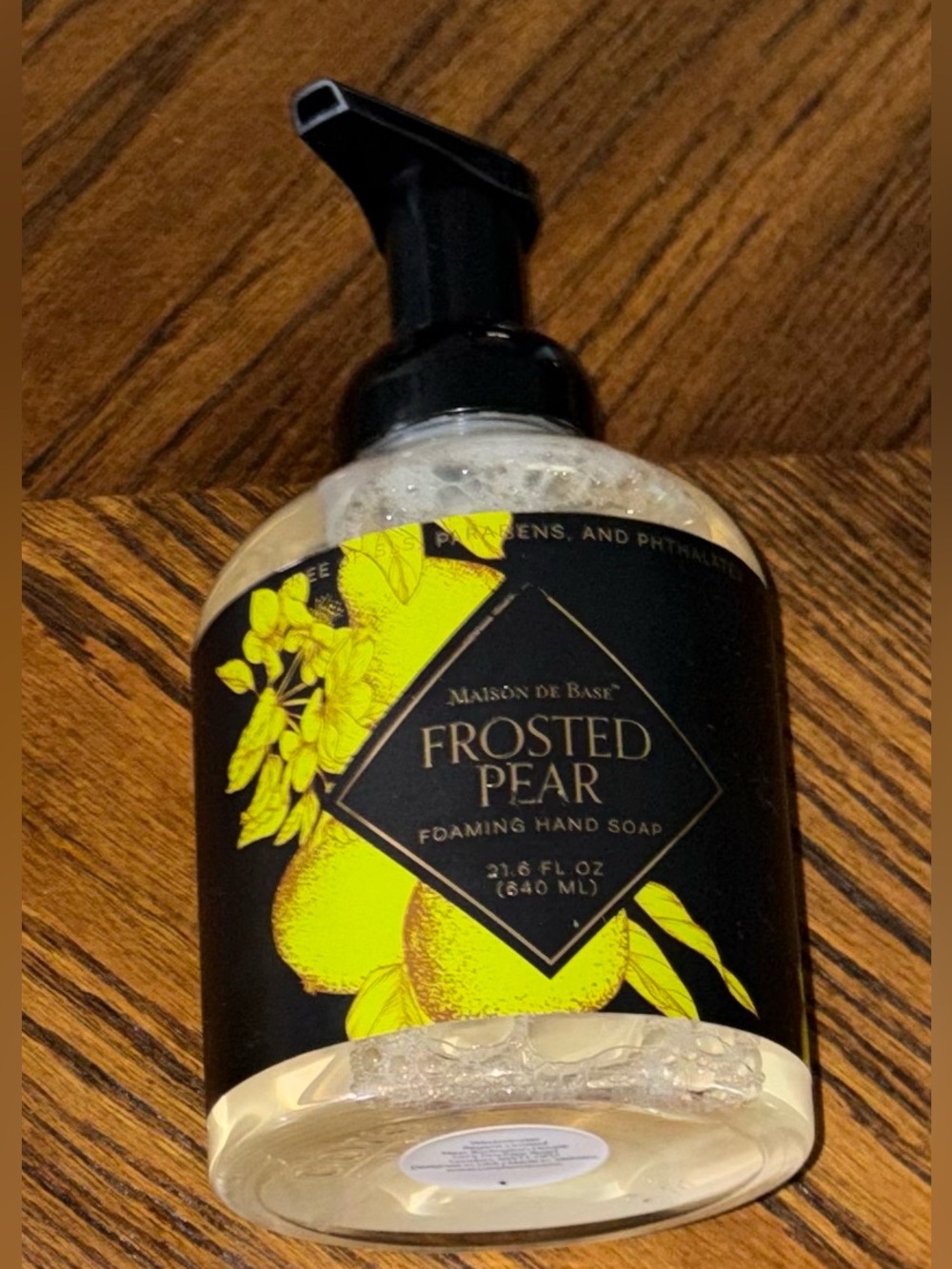 Maison de Base Frosted Pear Foaming Hand Soap - NEW - 21.6 oz
